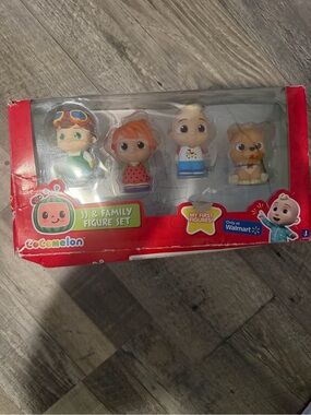 JJ & Family Figure Set - Red Box - 4-Piece Kids Toy Figures